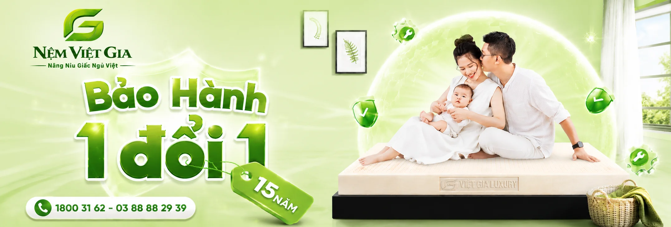Chính sách bảo hành Nệm Việt Gia, hỗ trợ đổi trả và giao hàng toàn quốc